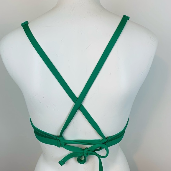 NWT- Kona Sol Criss Cross Back Bikini Top- M - Picture 2 of 6